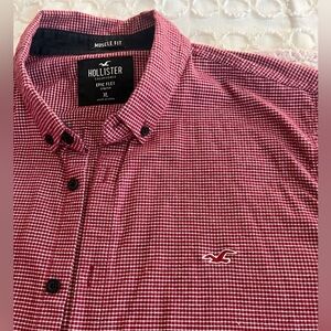 Hollister button down shirt.